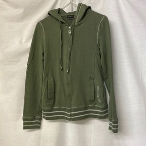 BCBGMAXAZRIA Hooded zippered jacket size small